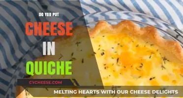 The Art of Quiche: Cheese, Please!