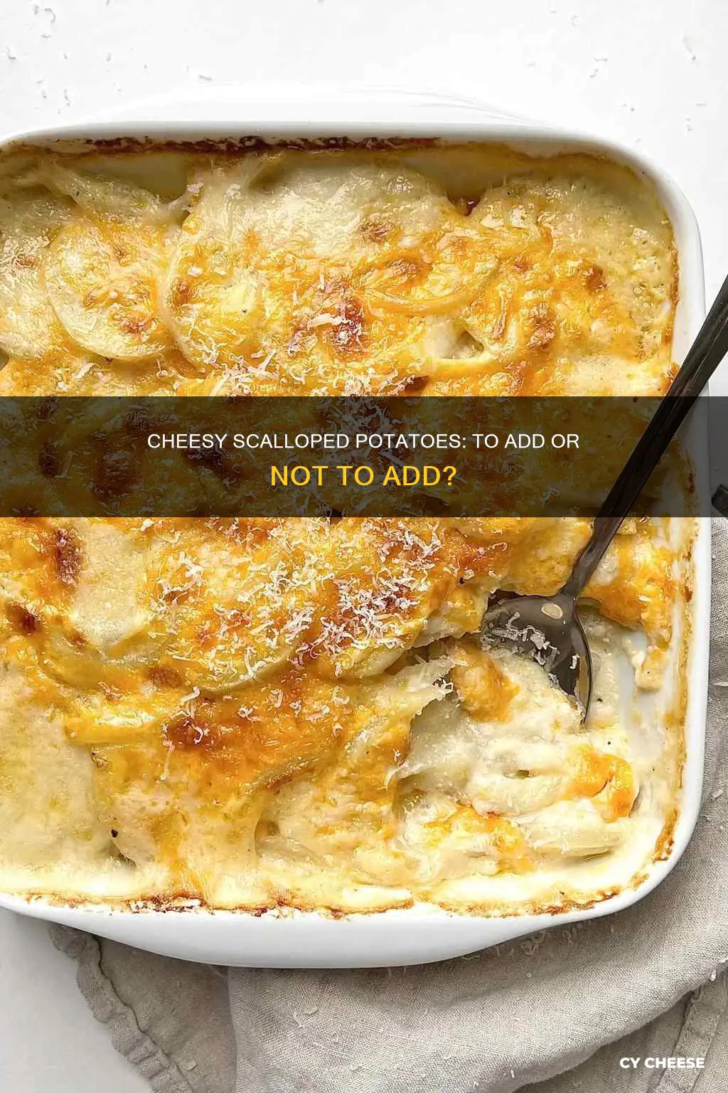 do you put cheese in scalloped potatoes