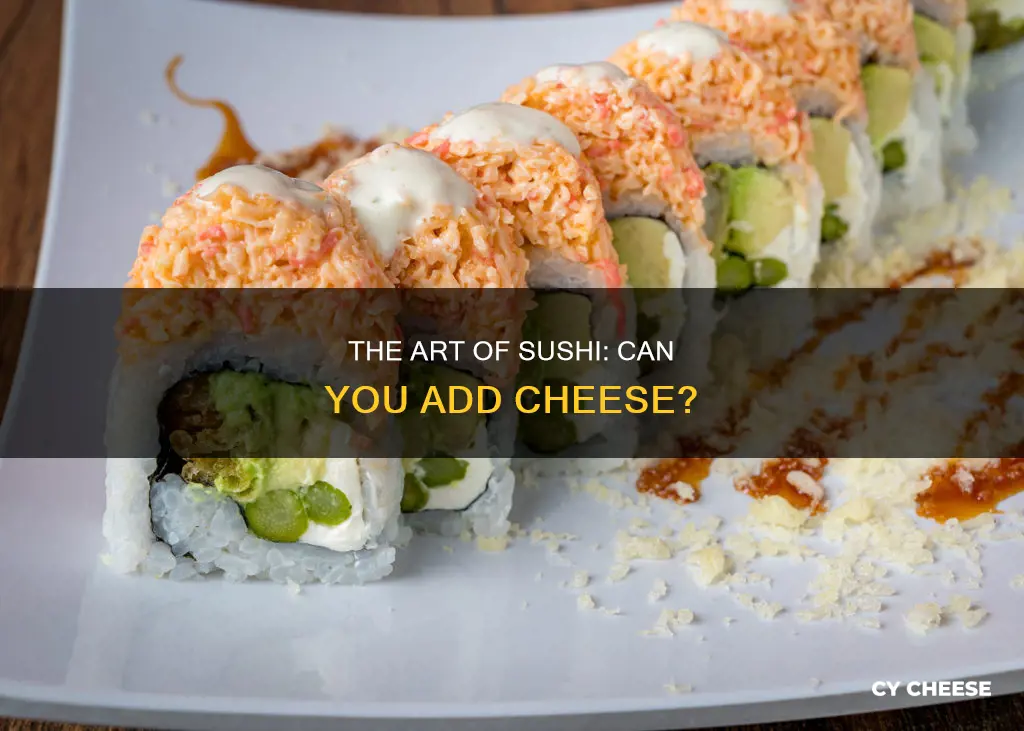 do you put cheese in sushi