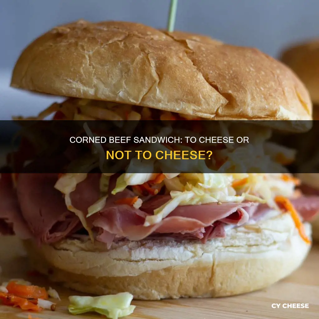 do you put cheese on a corned beef sandwich