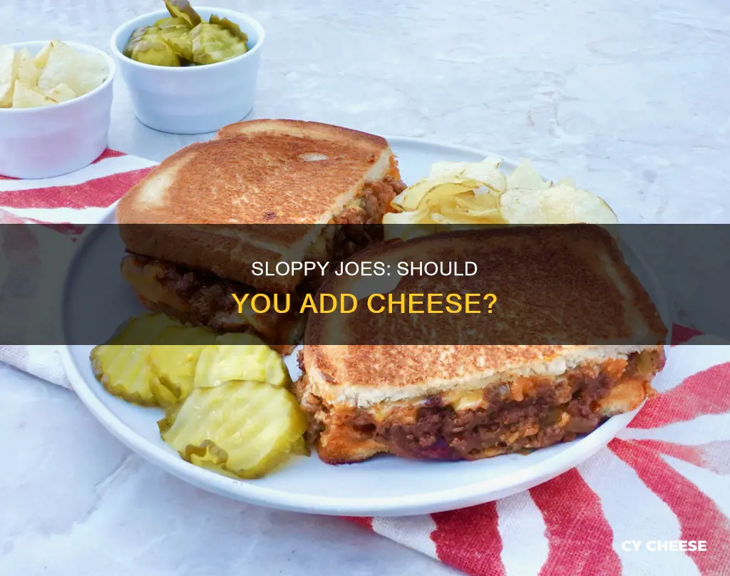 do you put cheese on a sloppy joe