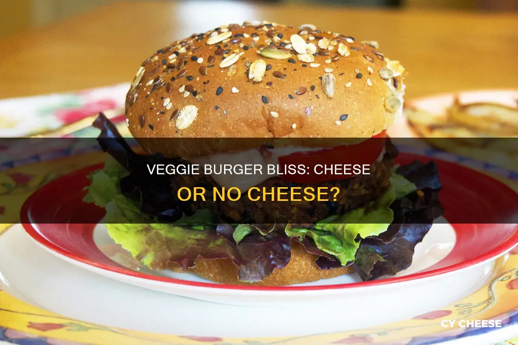do you put cheese on a veggie burger