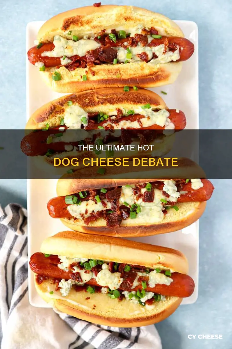 do you put cheese on hot dogs