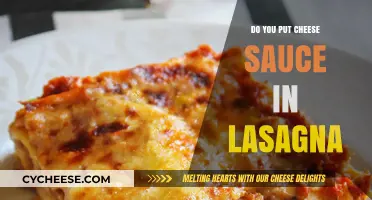 Lasagna's Best Friend: Cheese Sauce