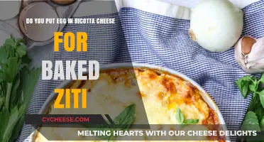 How to Make Baked Ziti: Egg in Ricotta?