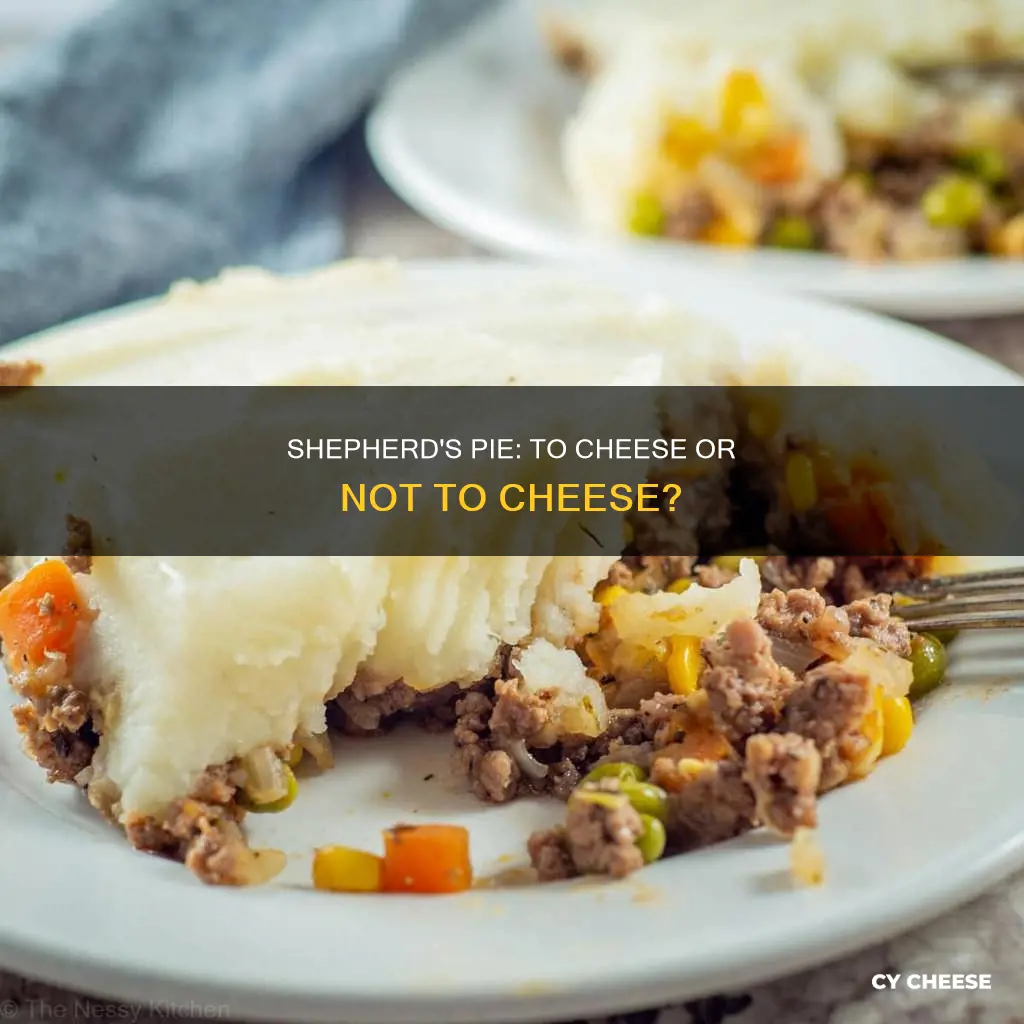 do you put grated cheese on shepherd