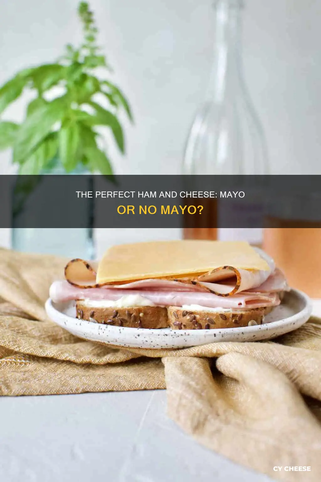 do you put mayo on ham and cheese sandwich