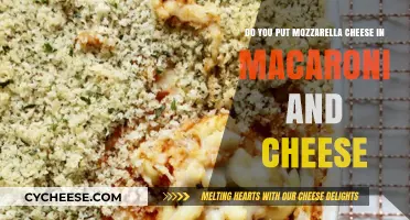 Mac and Cheese: Mozzarella's Role