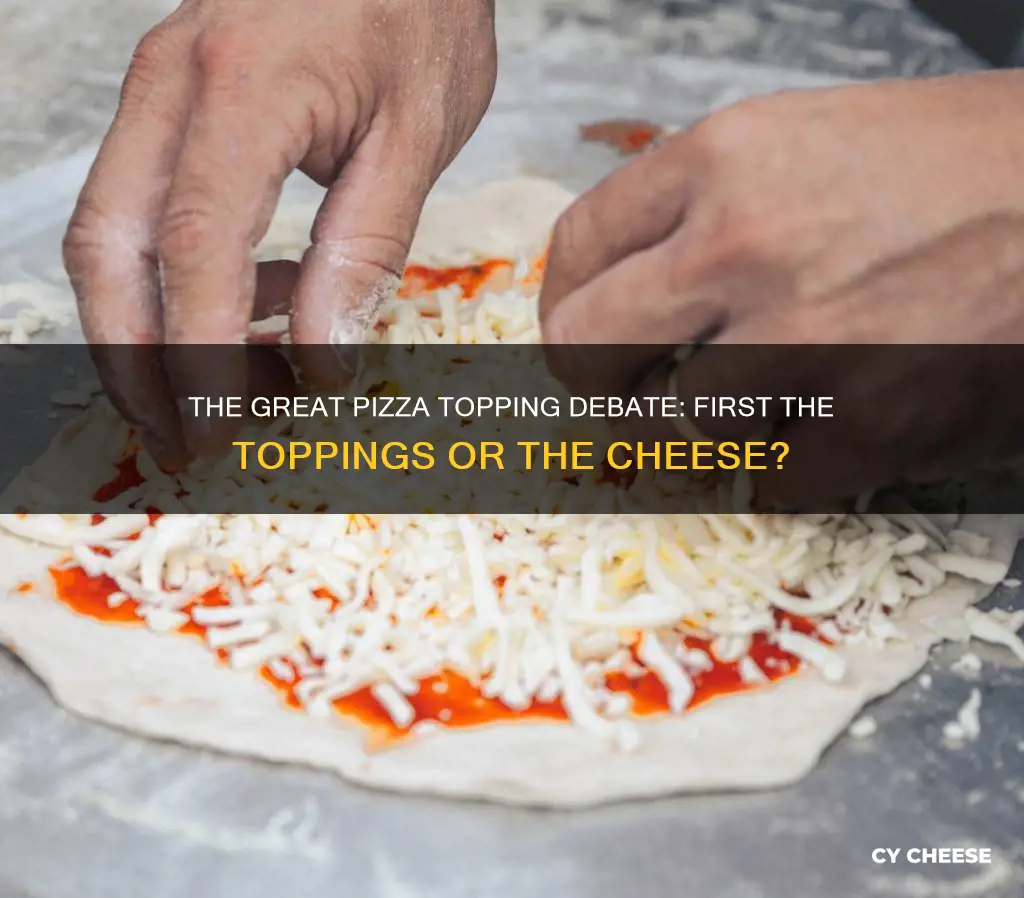 do you put toppings or cheese on pizza first