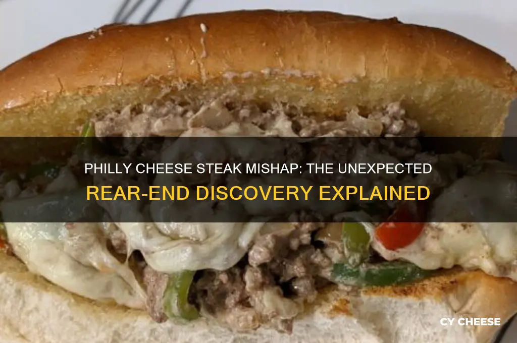 do you see philly cheese steak in my ass