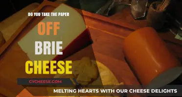 Should You Remove the Paper Wrapping from Brie Cheese Before Serving?