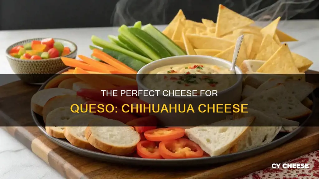 do you use chihuahua cheese for queso