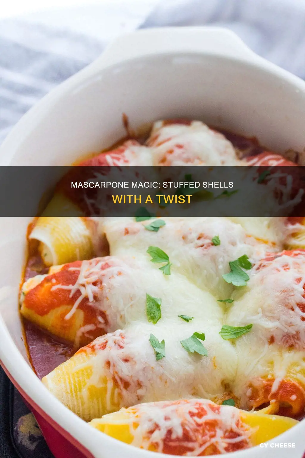 do you use mascarpone cheese in stuffed shells