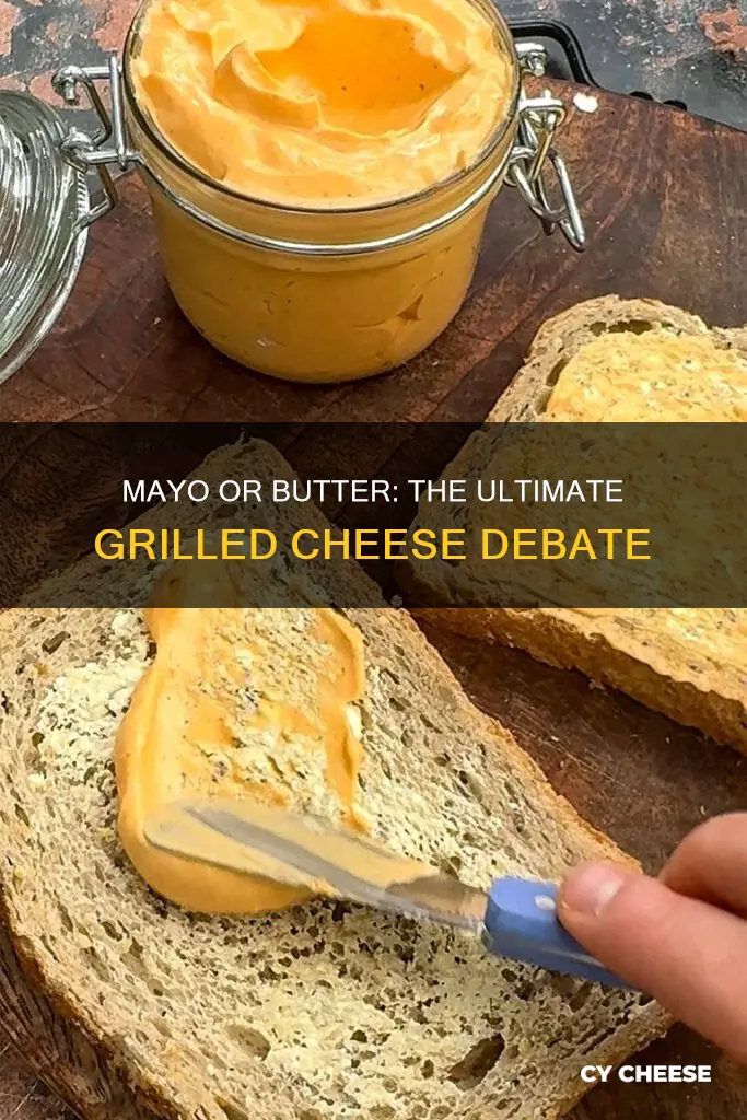 do you use mayo or butter for grilled cheese