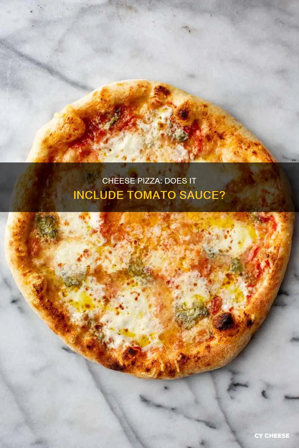 does 4 cheese pizza have tomato sauce