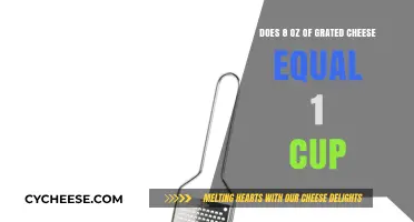 Grated Cheese Conundrum: 8 Oz Equals 1 Cup?