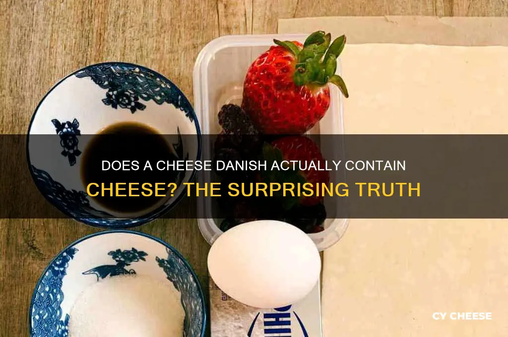 does a cheese danish have cheese in it