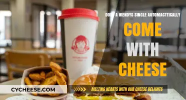 Does Wendy's Single Automatically Include Cheese? A Quick Clarification