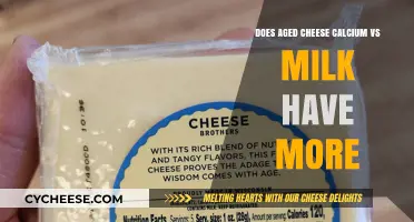 Aged Cheese vs. Milk: Which Offers More Calcium?