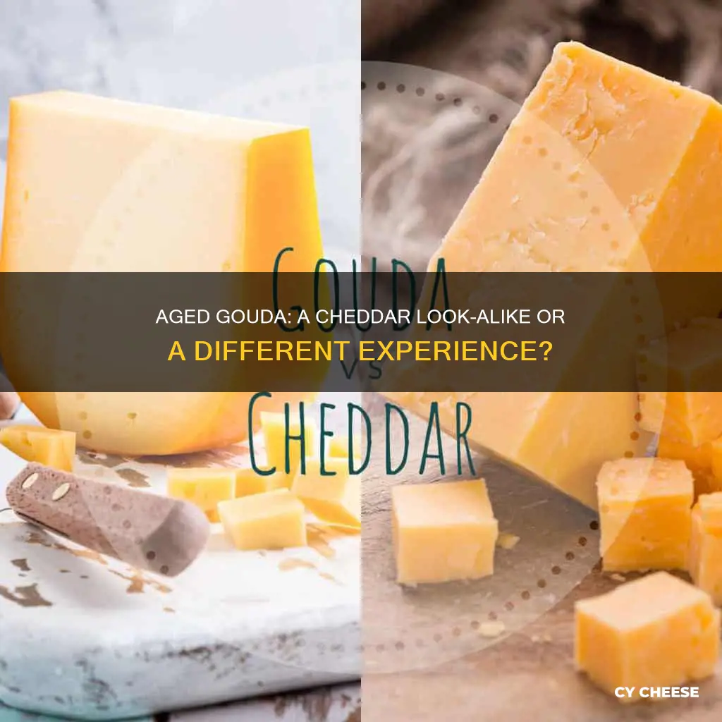 does aged gouda taste like cheddar cheese