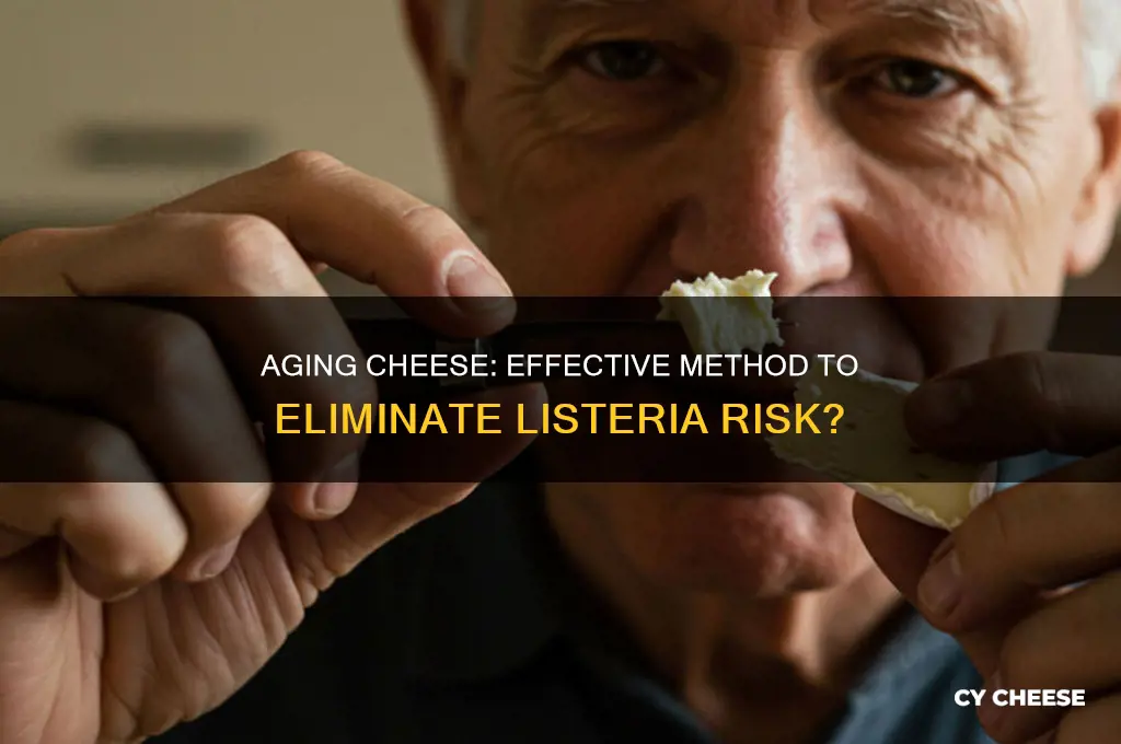 does aging cheese kill listeria