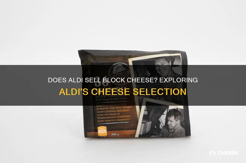 does aldi sell block cheese