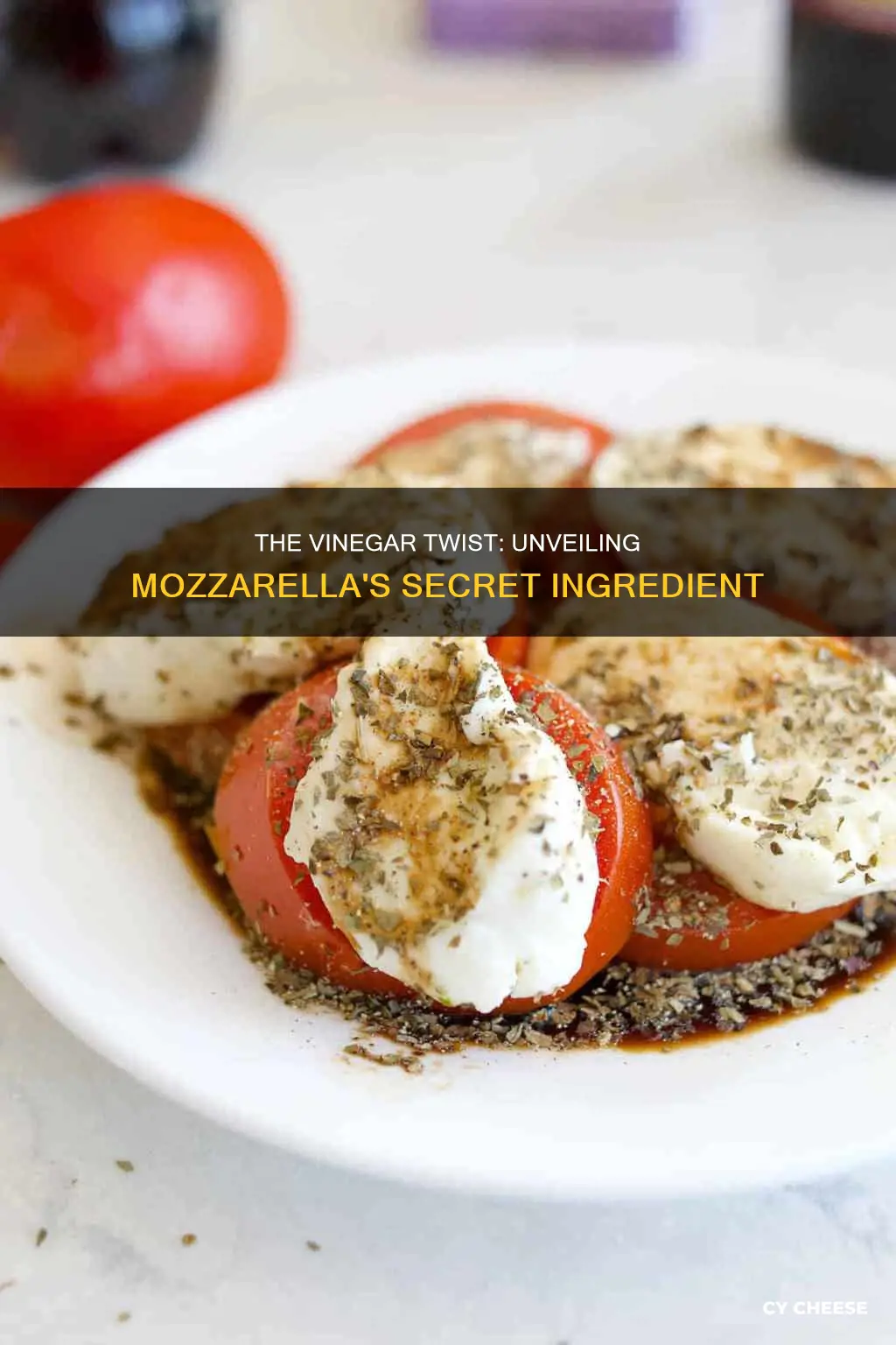 does all mozzarella cheese made with vinegar