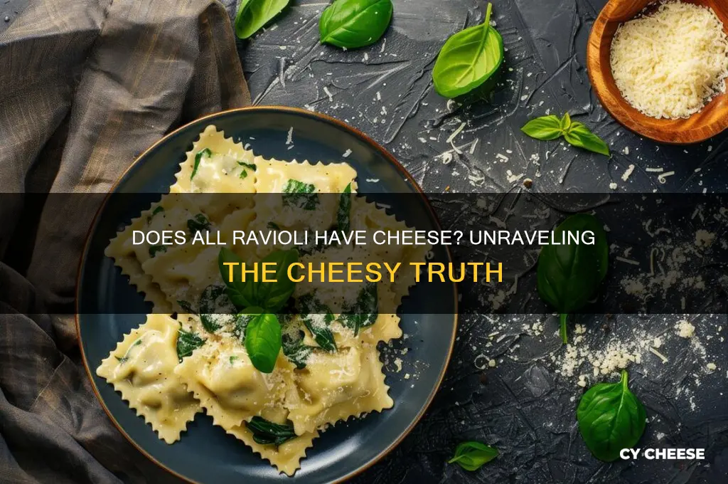 does all ravioli have cheese