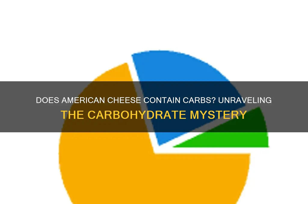 does american cheese have carbohydrates