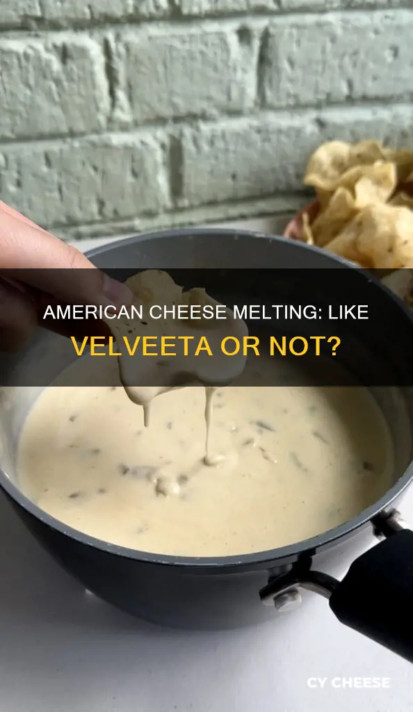 does american cheese melt like velveeta