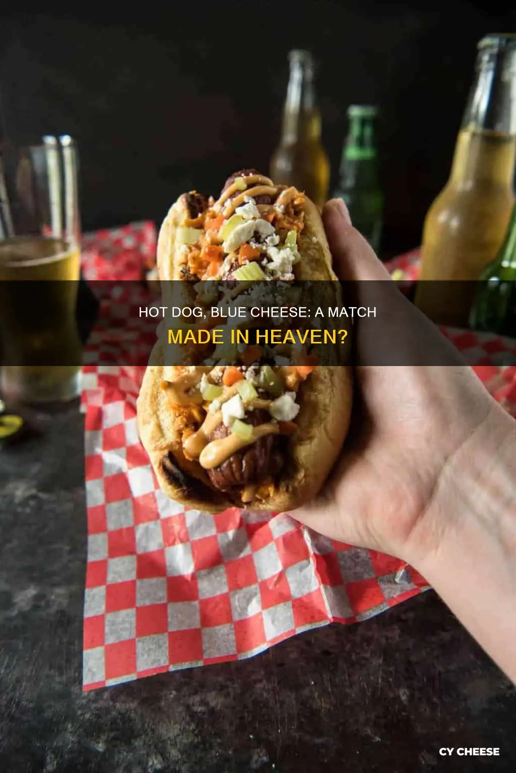 does anybody put blue cheese on a hot dog