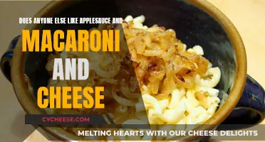 Unusual Pairing: Applesauce and Macaroni and Cheese