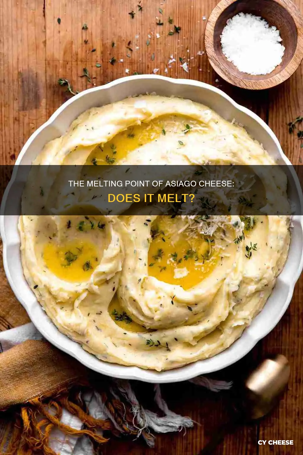 does asiago cheese melt