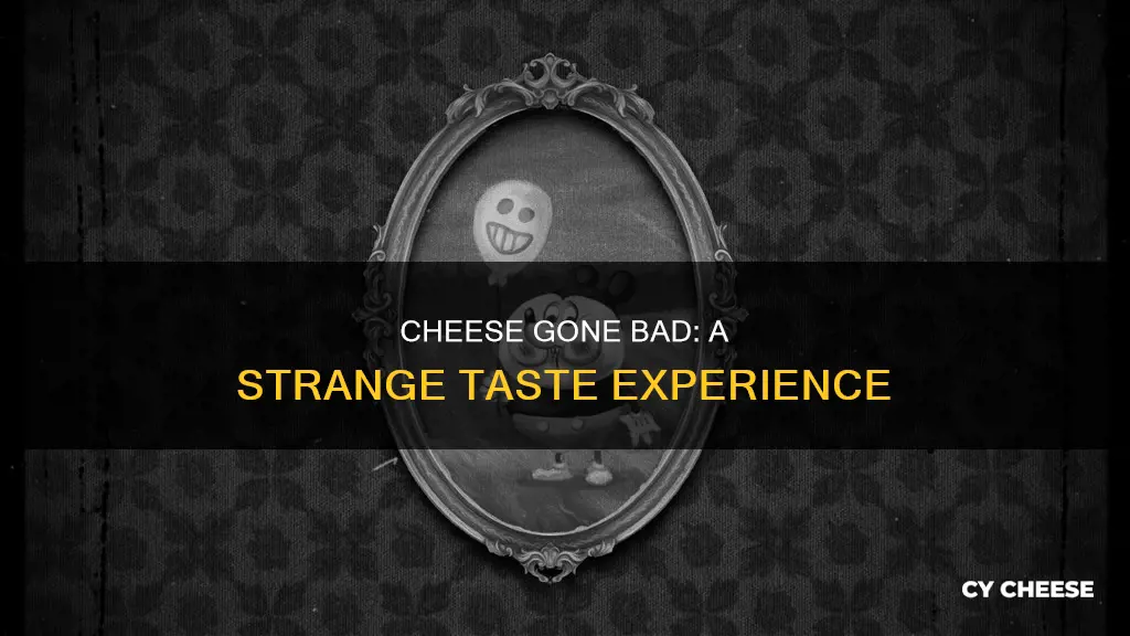 does bad cheese taste weird
