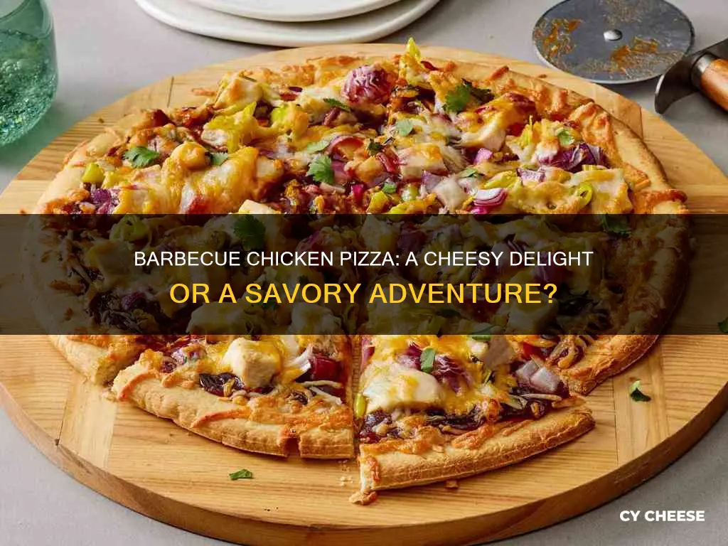 does barbecue chicken pizza have cheese