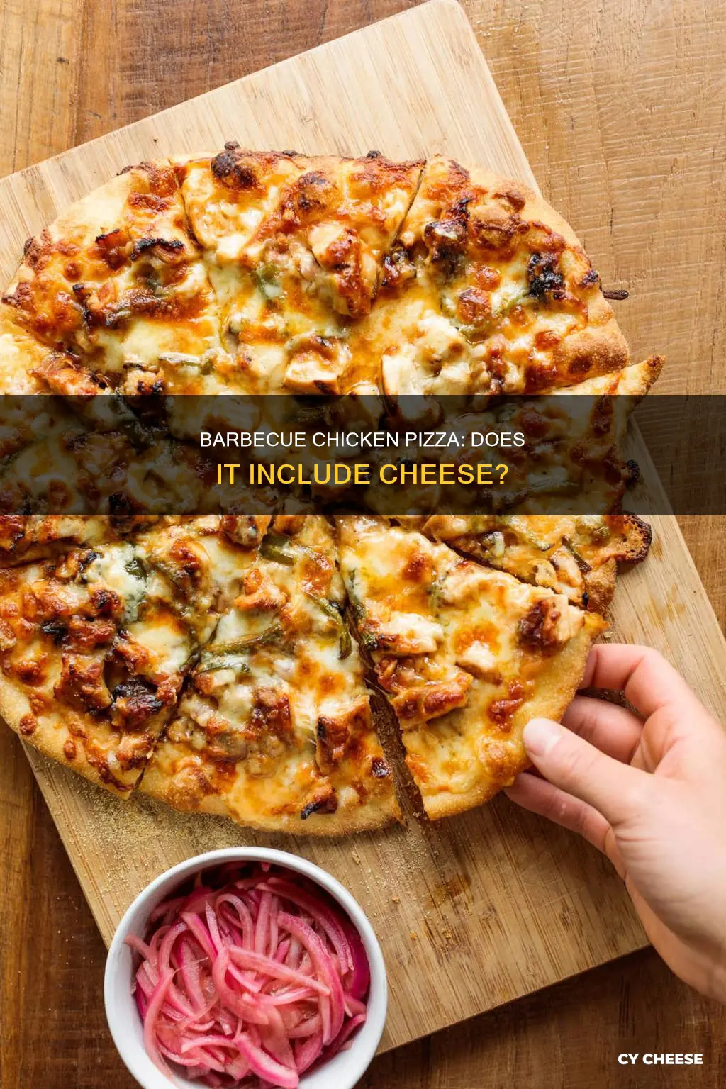 does barbecue chicken pizza have cheese