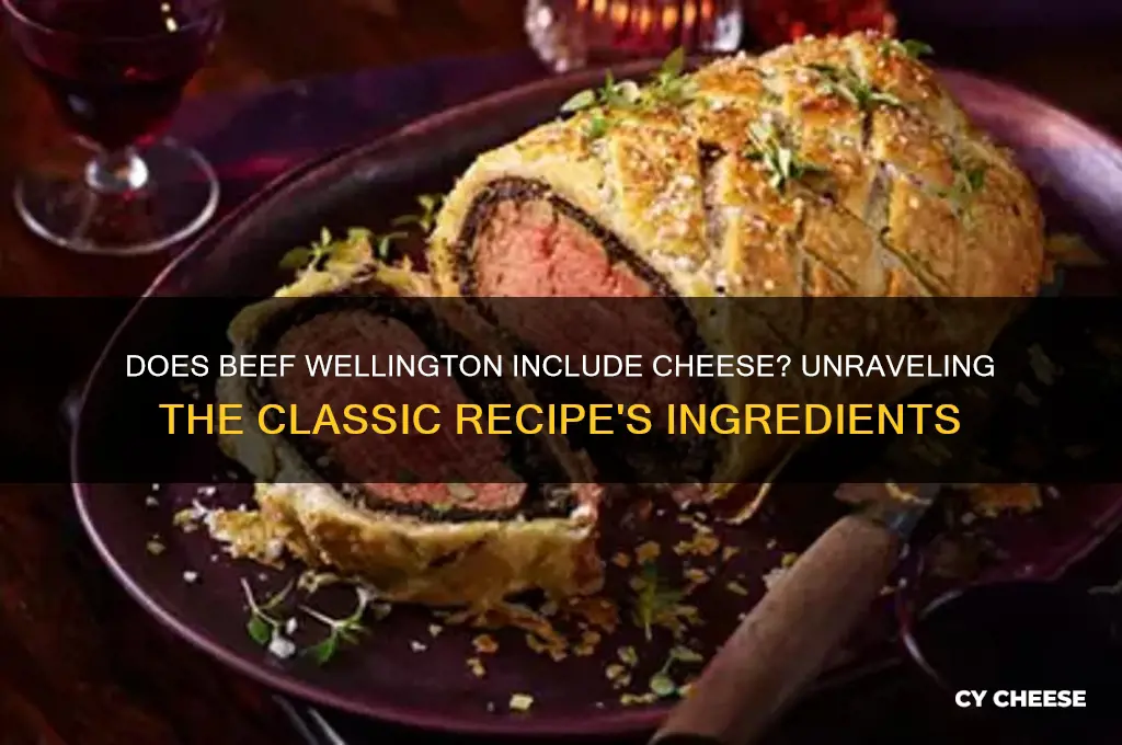 does beef wellington have cheese