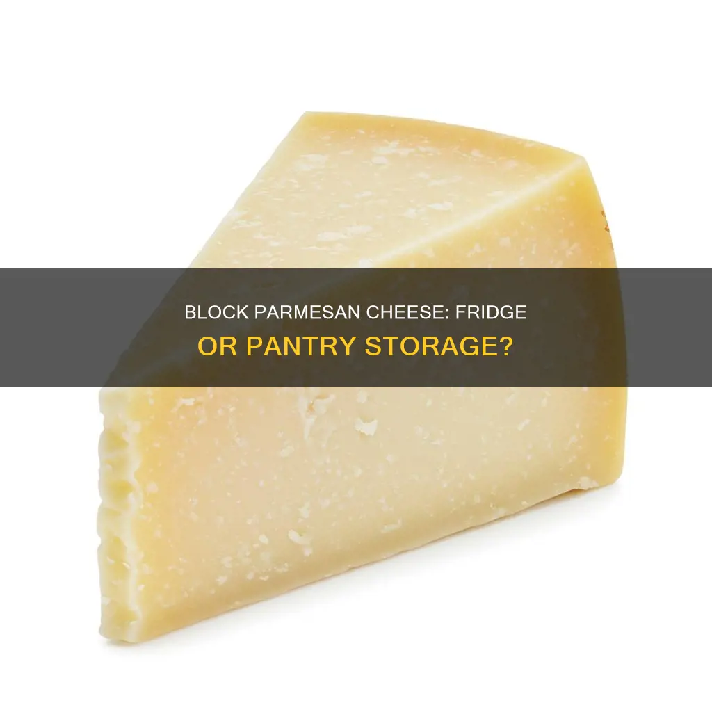 does block parmesan cheese need to be refrigerated