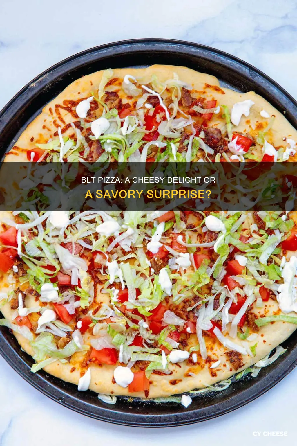 does blt pizza have cheese