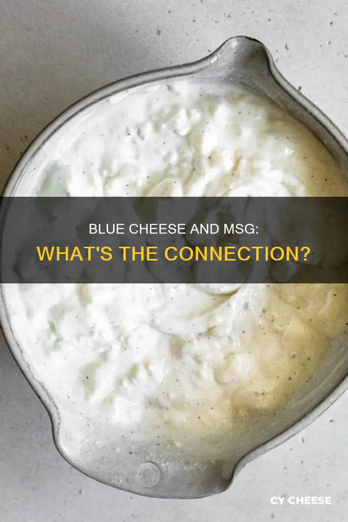 does blue cheese contain msg