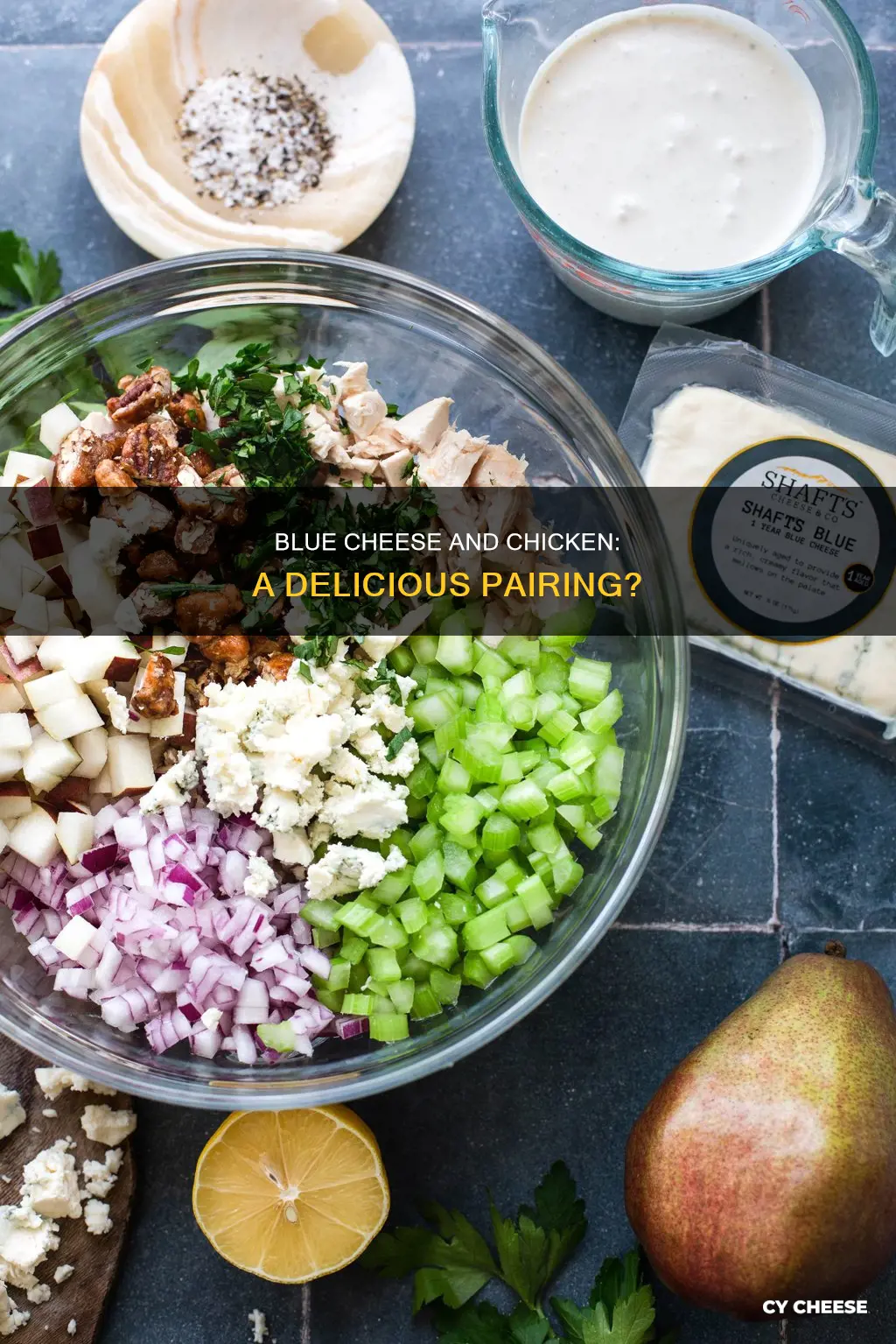 does blue cheese go with chicken