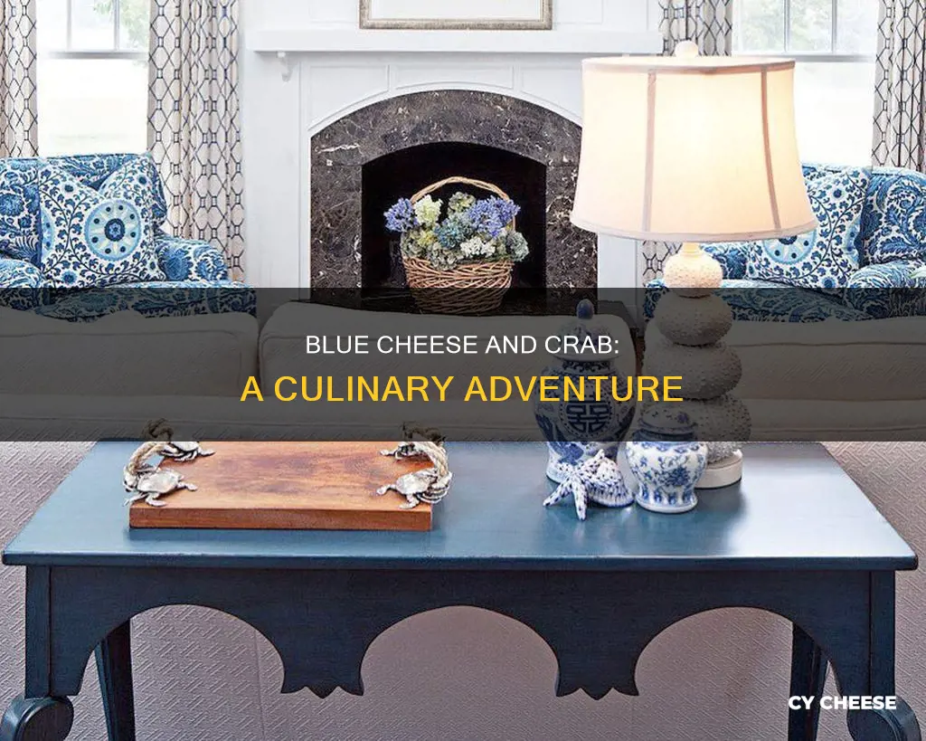 does blue cheese go with crab