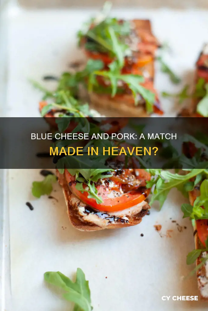 does blue cheese go with pork
