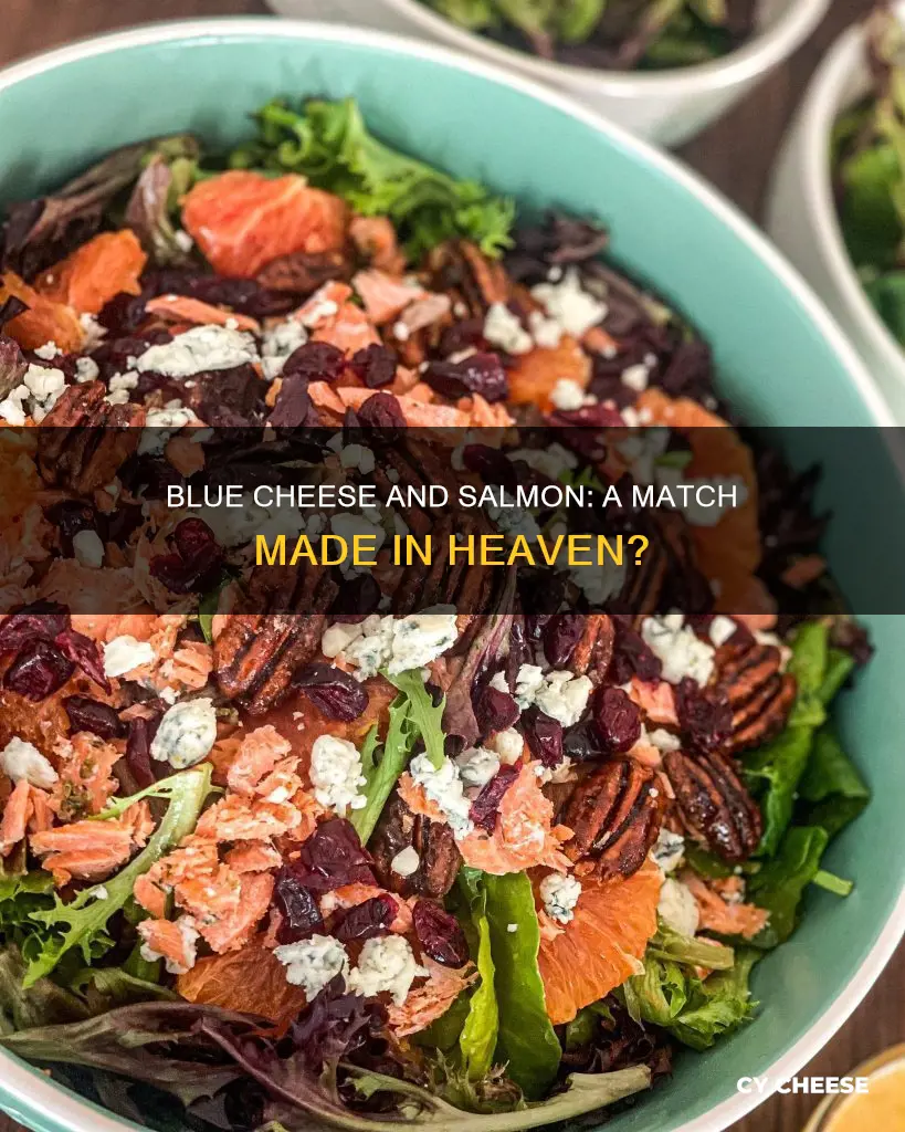 does blue cheese go with salmon