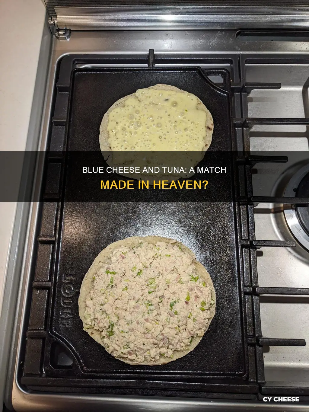 does blue cheese go with tuna