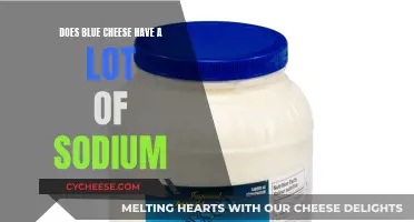 Blue Cheese and Sodium: A Salty Combination?