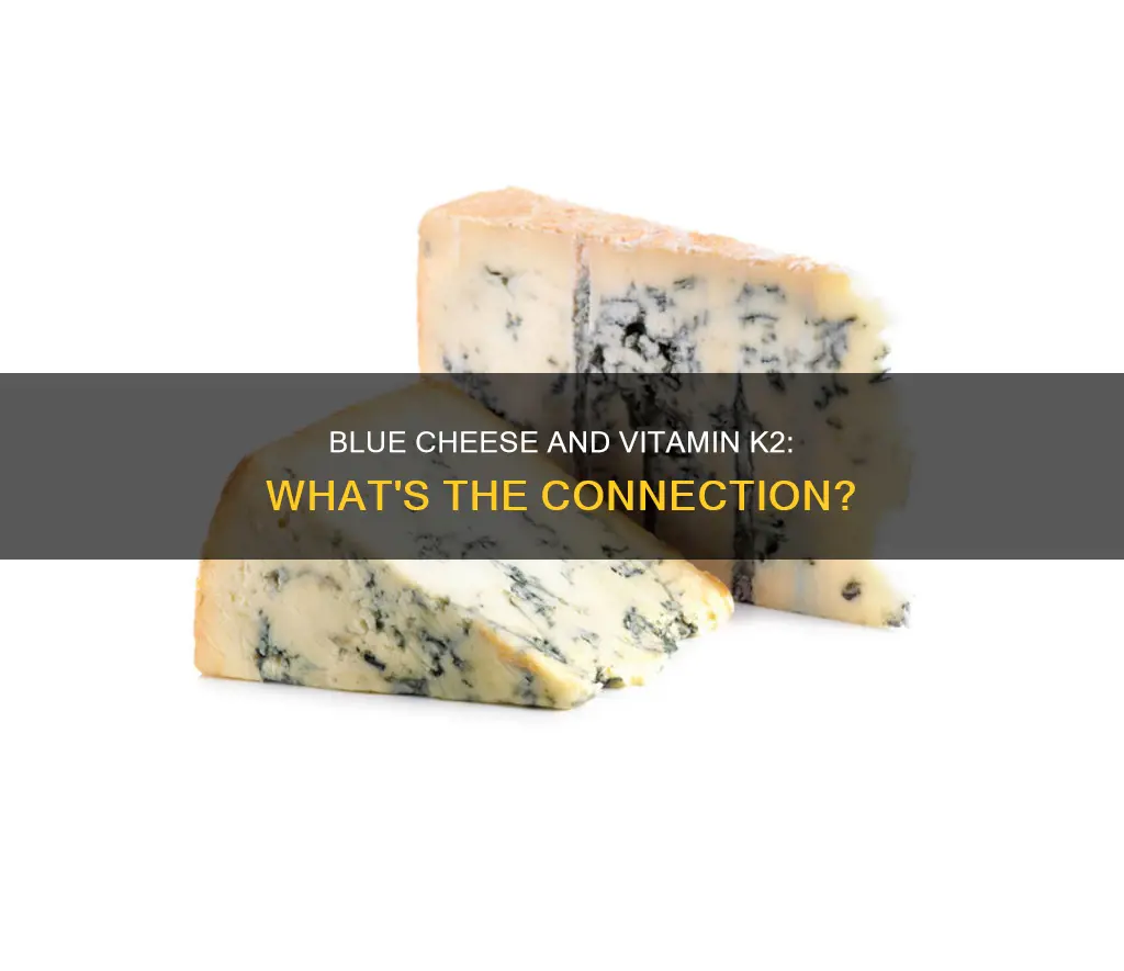 does blue cheese have vitamin k2