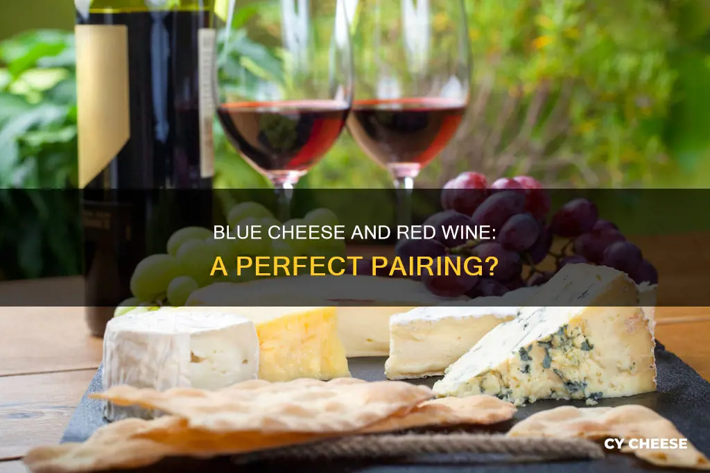 does blue cheese pair well with red wine