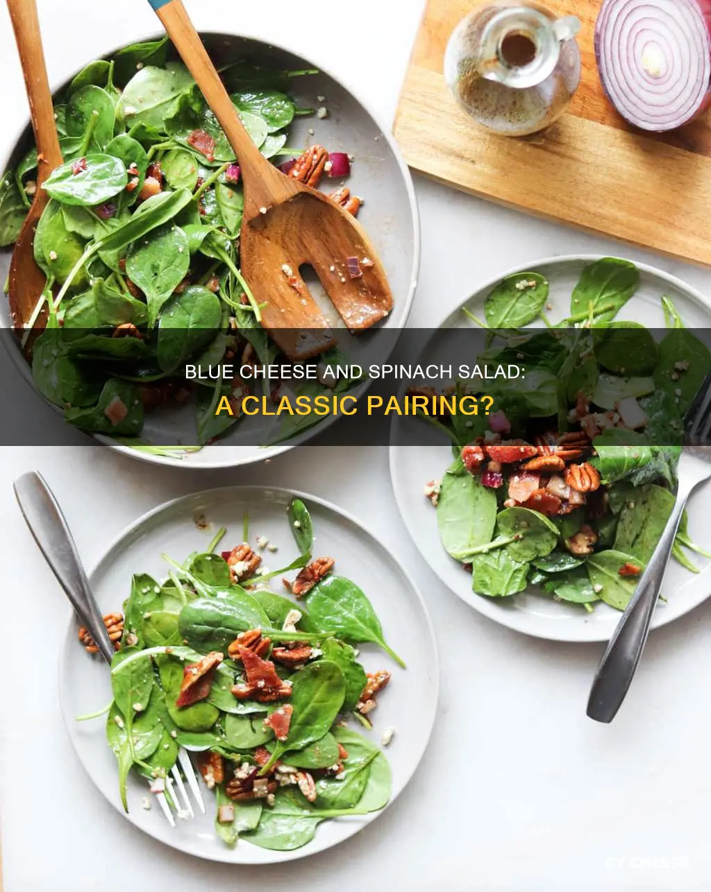 does blue cheese pair well withspinachsalad