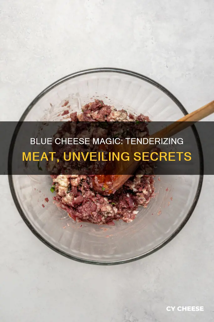 does blue cheese tenderize meat
